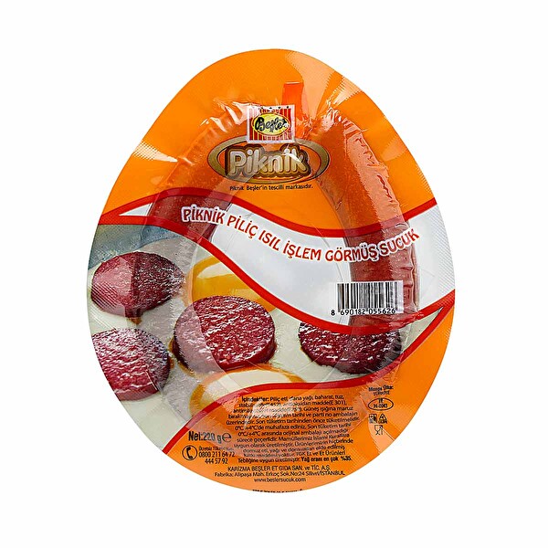 Beşler Piknik Vakumlu Sucuk 220 g Beşler Piknik Vakumlu Sucuk 220 g