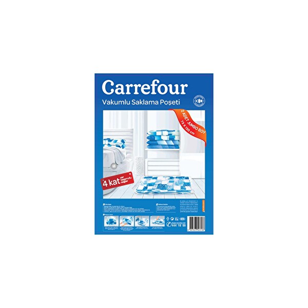 Carrefour Vakumlu Poset 2 Li 73x130cm 30060551 Carrefoursa