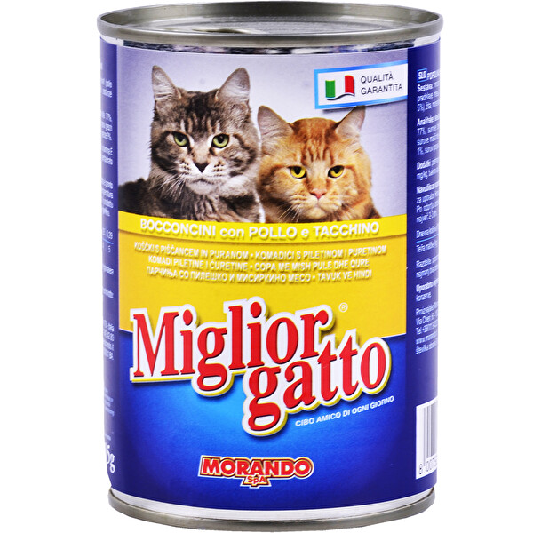 Miglior Gatto Tavuklu Kedi Konservesi 405 g Miglior Gatto Tavuklu Kedi Konservesi 405 g