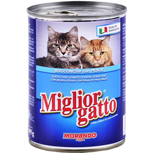 Miglior Gatto Balıklı Kedi Maması 405 g Miglior Gatto Balıklı Kedi Maması 405 g