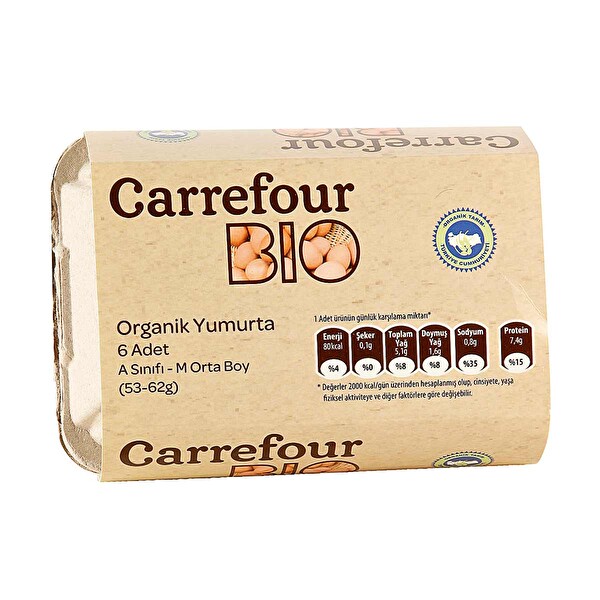 Carrefour Organik Yumurta 6'lı