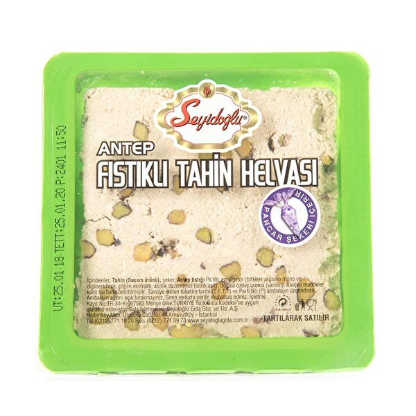 Seyidoğlu Antep Fıstıklı Tahin Helva Seyidoğlu Antep Fıstıklı Tahin Helva