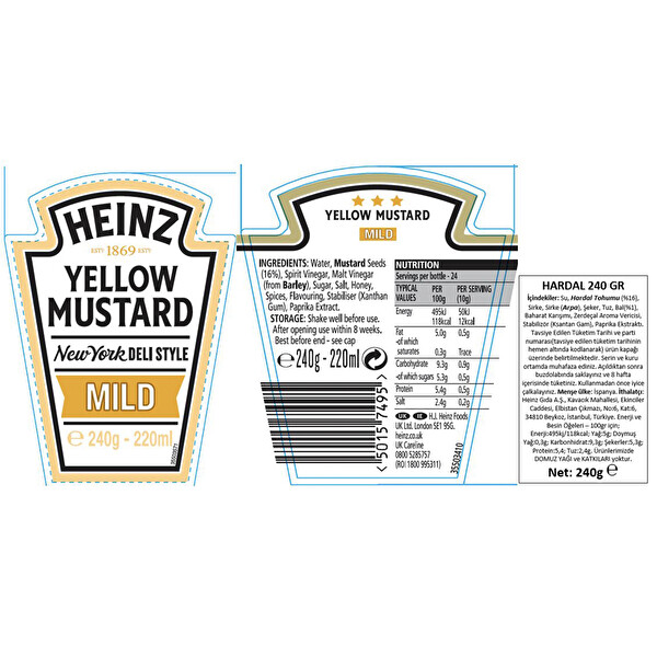 Heinz Hardal Mild 240 g