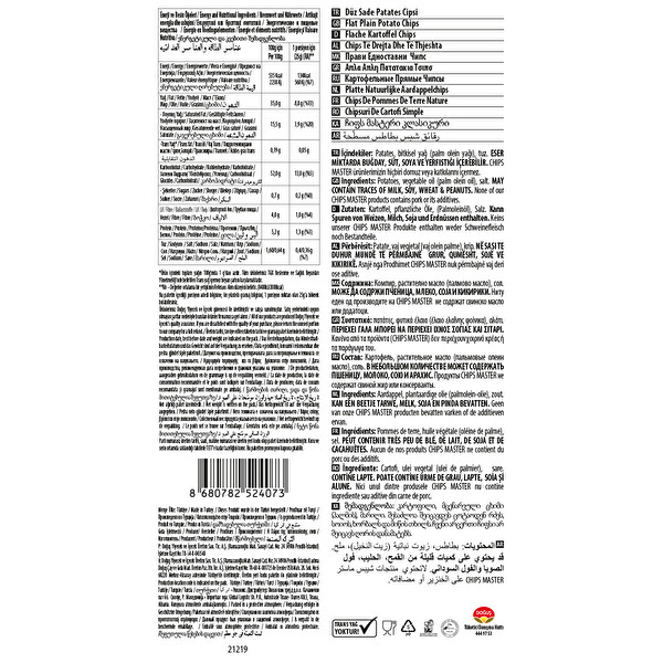 Chips Master Klasik Parti Boy 156 g Chips Master Klasik Parti Boy 156 g
