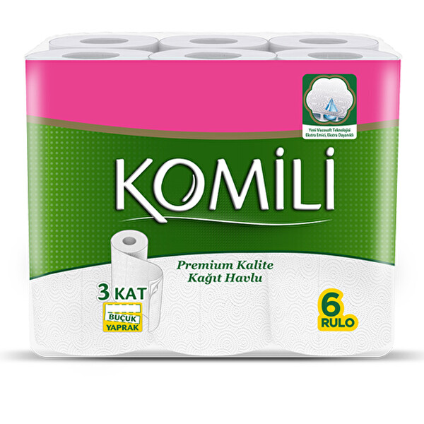 Komili 6'lı Kağıt Havlu Komili 6'lı Kağıt Havlu