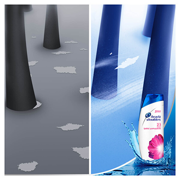 Head & Shoulders 2'si 1 Arada Şampuan İpeksi Yumuşaklık 500 ml Head & Shoulders 2'si 1 Arada Şampuan İpeksi Yumuşaklık 500 ml