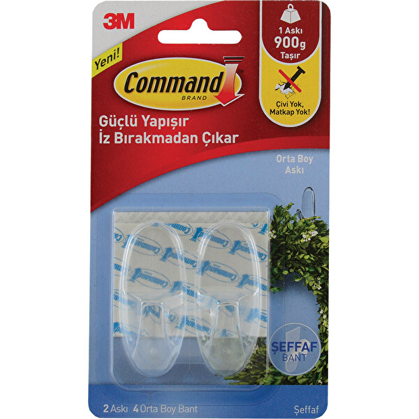 17001VP-6PK Command Orta Boy Askı 17001VP-6PK Command Orta Boy Askı