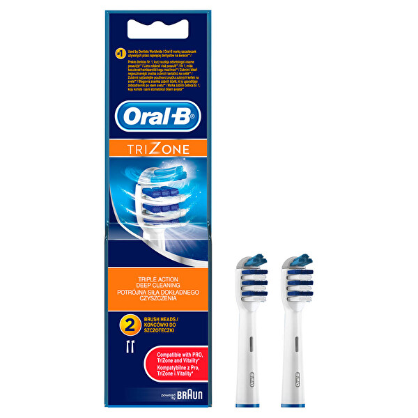 Oral-B Diş Fırçası Yedek Başlığı Trizone 2 adet Oral-B Diş Fırçası Yedek Başlığı Trizone 2 adet