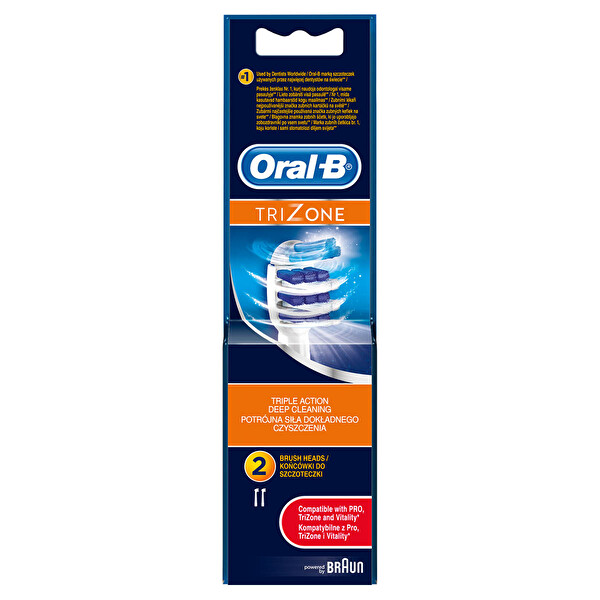 Oral-B Diş Fırçası Yedek Başlığı Trizone 2 adet Oral-B Diş Fırçası Yedek Başlığı Trizone 2 adet
