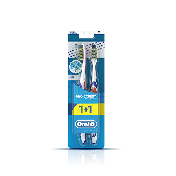 Oral B Dis Fircasi Pro Expert Derinlenemesine Temizlik 40 Orta 1 Alana 1 Bedava Paketi 30069486 Carrefoursa