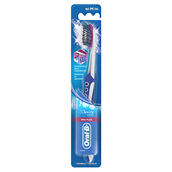 Oral-B Diş Fırçası Pro-Flex 3 Boyutlu Beyazlık Luxe 40 Orta Oral-B Diş Fırçası Pro-Flex 3 Boyutlu Beyazlık Luxe 40 Orta