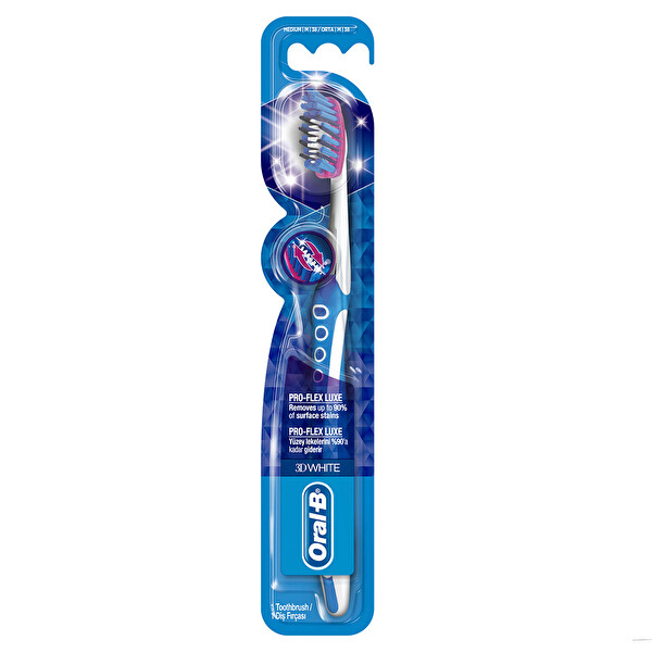 Oral-B Diş Fırçası Pro-Flex 3 Boyutlu Beyazlık Luxe 40 Orta Oral-B Diş Fırçası Pro-Flex 3 Boyutlu Beyazlık Luxe 40 Orta