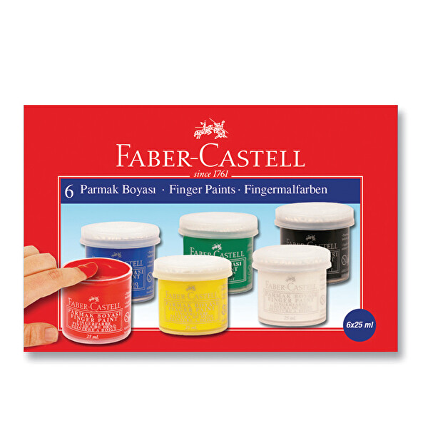 Faber Castell 6 Renk Parmak Boyası