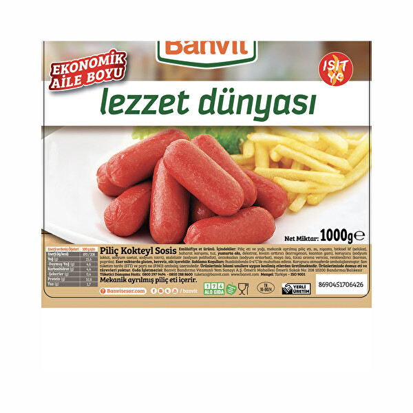 Banvit Kokteyl Sosis Kg Fiyat Arsivi