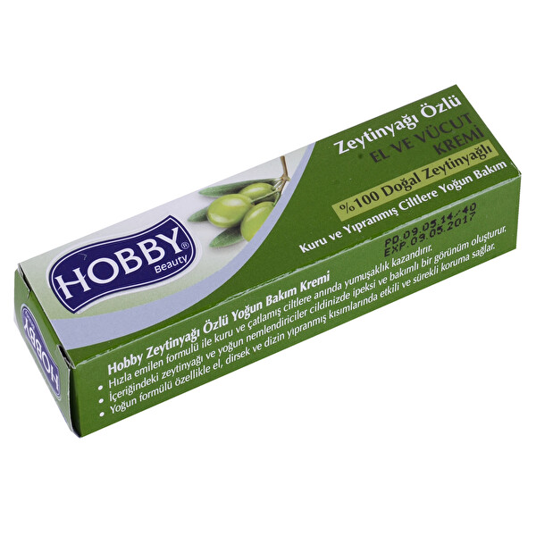 Hobby Zeytinyağlı Krem Tüp 20 ml Hobby Zeytinyağlı Krem Tüp 20 ml