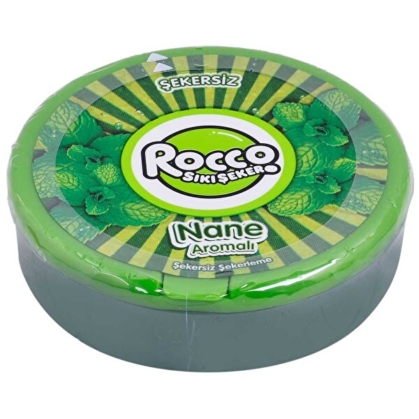 Rocco Sıkı Şeker Nane Aromalı Şekersiz Şekerleme 19 g