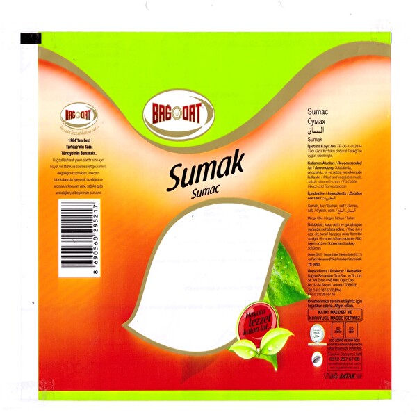 Bağdat Sumak Poşet 80 g Bağdat Sumak Poşet 80 g
