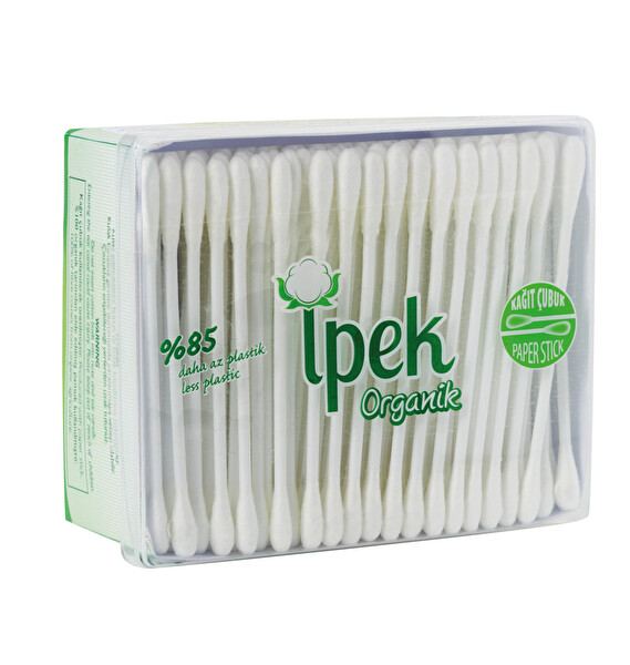 İpek Organik Kulak Çubukları 200'lü 80 g İpek Organik Kulak Çubukları 200'lü 80 g