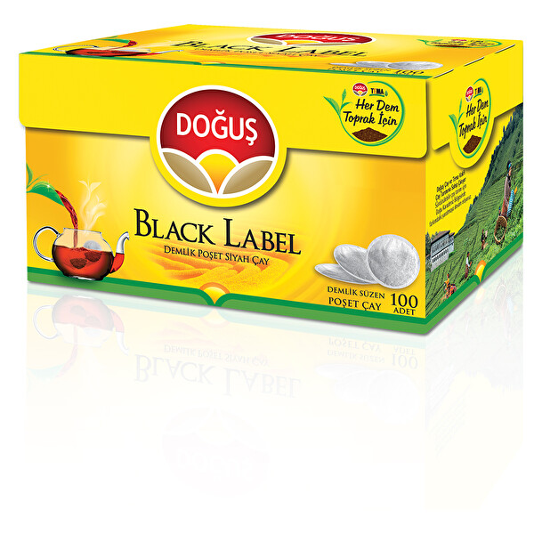 Doğuş Black Label Demlik Poşet 100'lü 326 g Doğuş Black Label Demlik Poşet 100'lü 326 g