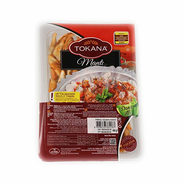 Tokana Üçgen Kayseri Mantısı 400 g