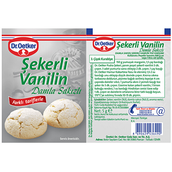 Dr. Oetker Damla Sakızlı Şekerli Vanilin Dr. Oetker Damla Sakızlı Şekerli Vanilin