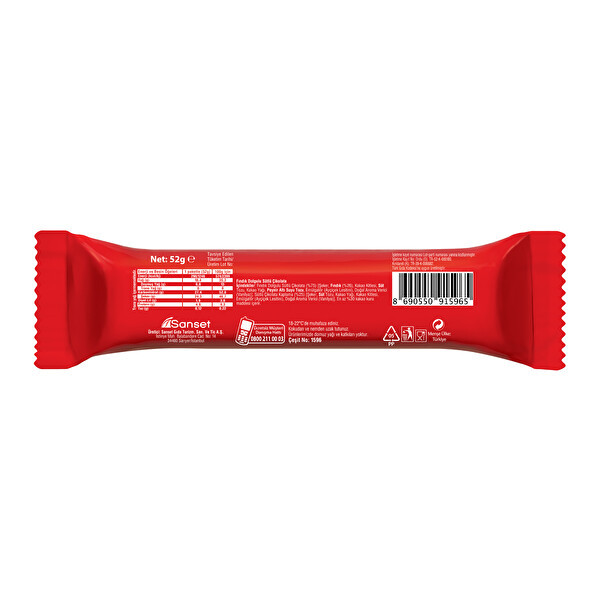 Tadelle Fındıklı Çikolata 52 g Tadelle Fındıklı Çikolata 52 g