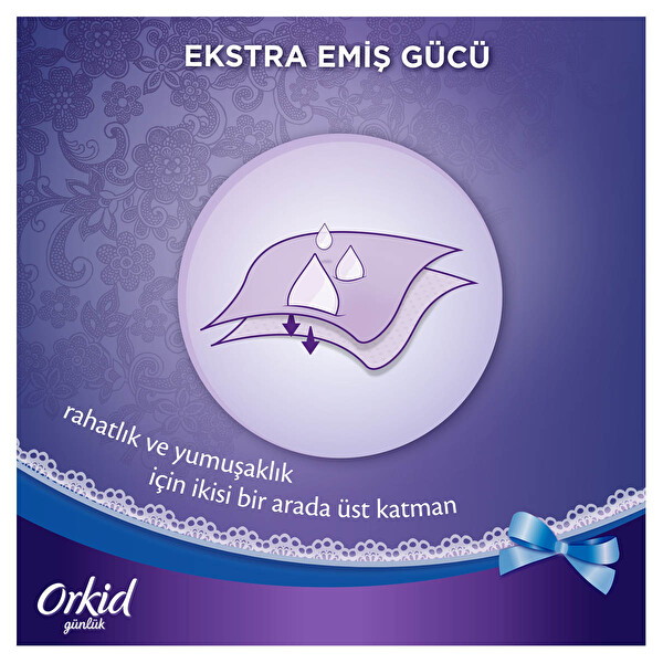Orkid Günlük Ped Uzun Tekli Paket 16 Ped Orkid Günlük Ped Uzun Tekli Paket 16 Ped