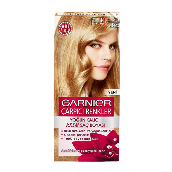 Garnier Çarpıcı Renkler Color Sensation 8 Parlak Koyu Sarı Saç Boyası