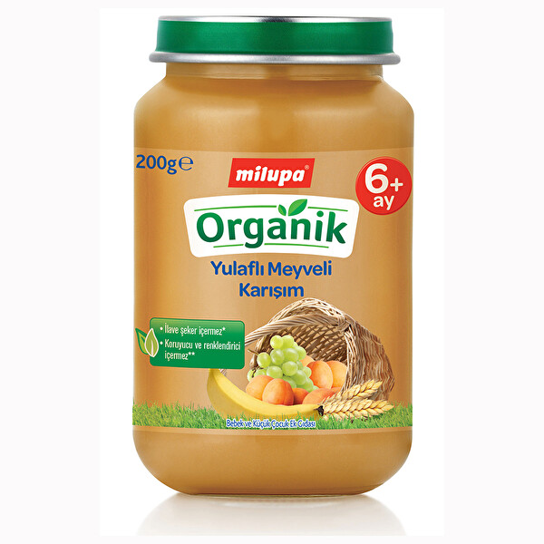 Milupa Yulaflı Meyveli Karışım 200Gr Milupa Yulaflı Meyveli Karışım 200Gr