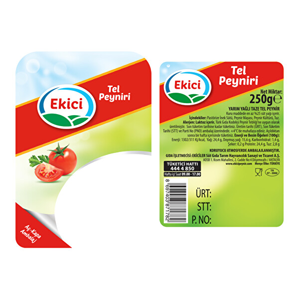 Ekici Çeçil (Tel) Peynir 250 g Ekici Çeçil (Tel) Peynir 250 g