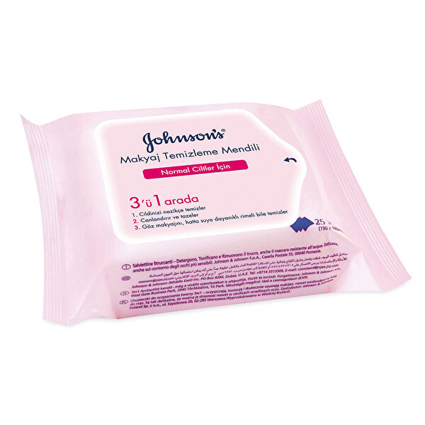 Johnson's Makyaj Temizleme Mendili 25'li Johnson's Makyaj Temizleme Mendili 25'li