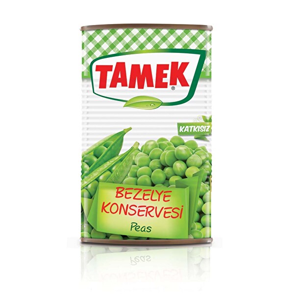 4200 g Tamek Bezelye Konserve 4200 g Tamek Bezelye Konserve