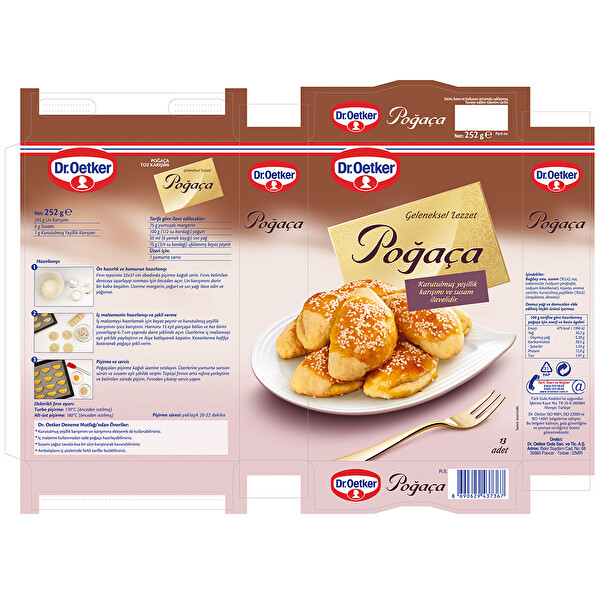 Dr Oetker Poğaça 252 g Dr Oetker Poğaça 252 g