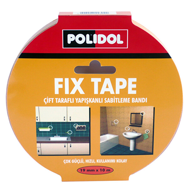 Fix Tape Çift Taraflı Bant 19 mm*10 m Fix Tape Çift Taraflı Bant 19 mm*10 m
