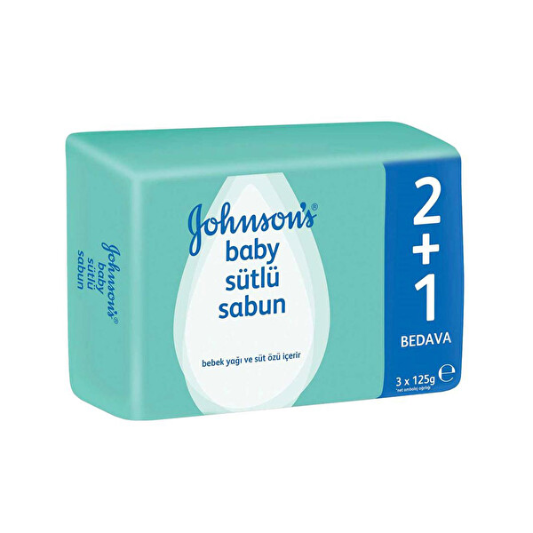 Johnson S Sutlu Bebek Sabunu 3x125 G 30081011 Carrefoursa