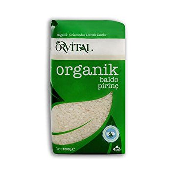 Orvital Organik Baldo Pirinç 1 kg Orvital Organik Baldo Pirinç 1 kg