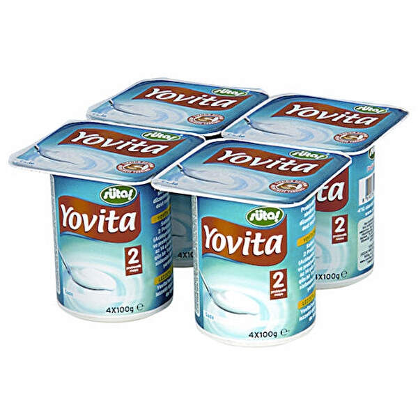 Sütaş Yovita Sade 4x100 g Sütaş Yovita Sade 4x100 g