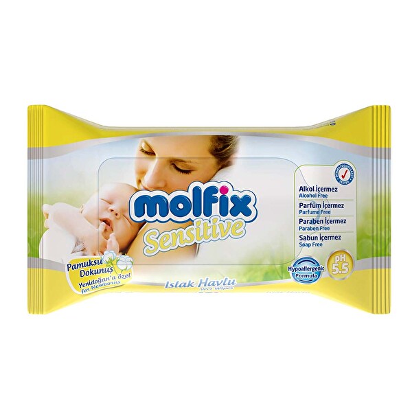 Molfix Sensitive Islak Havlu 40x12
