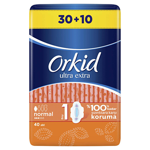 Orkid Ultra Extra Hijyenik Ped Normal Dev Ekonomi Paketi 40 Ped Orkid Ultra Extra Hijyenik Ped Normal Dev Ekonomi Paketi 40 Ped