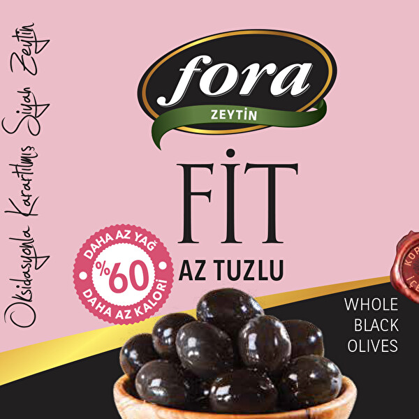Fora Light Siyah Zeytin 1/1 (Tnk) 430 g Fora Light Siyah Zeytin 1/1 (Tnk) 430 g
