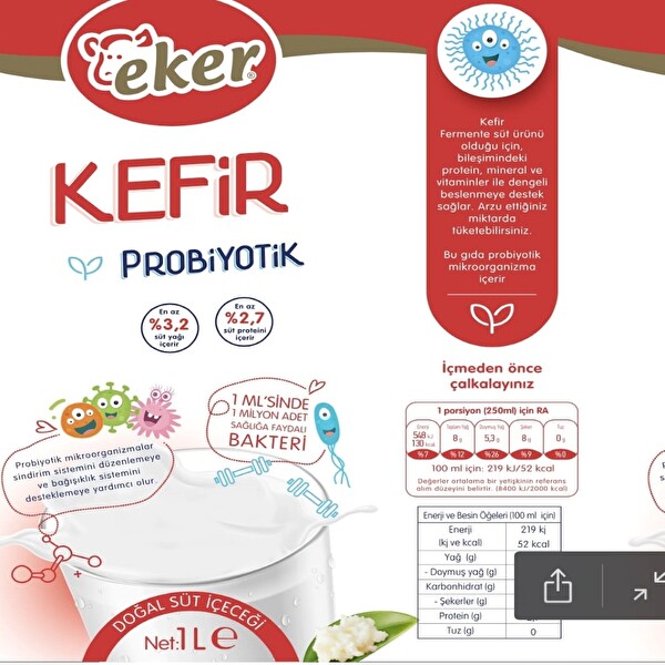 Eker Kefir 1 lt Eker Kefir 1 lt