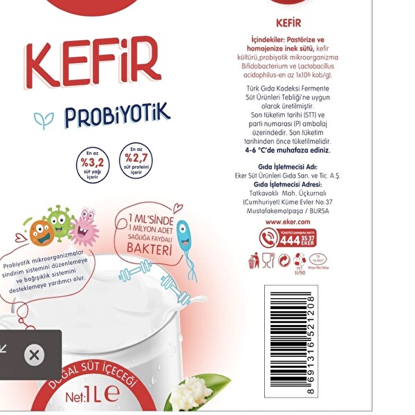 Eker Kefir 1 lt Eker Kefir 1 lt