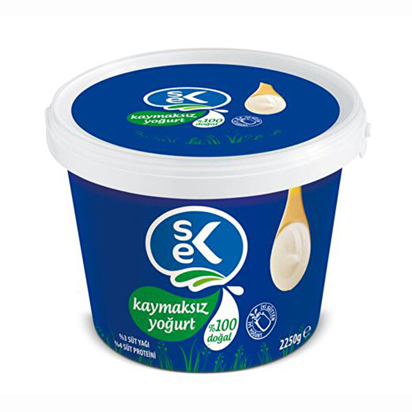 Sek Tam Yağlı Homojenize Yoğurt 2250 g Sek Tam Yağlı Homojenize Yoğurt 2250 g