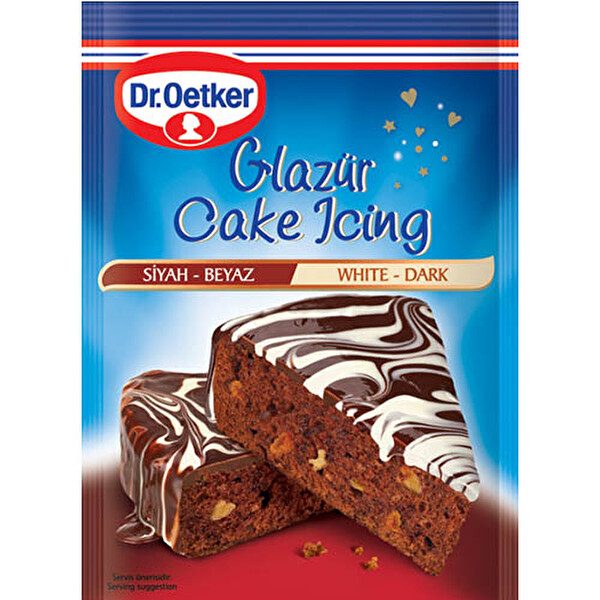 Dr. Oetker Siyah-Beyaz Glazür