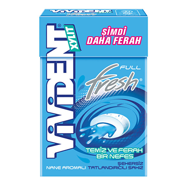 Vivident Fullfresh Nane Aromalı Sakız 22 G Box Vivident Fullfresh Nane Aromalı Sakız 22 G Box