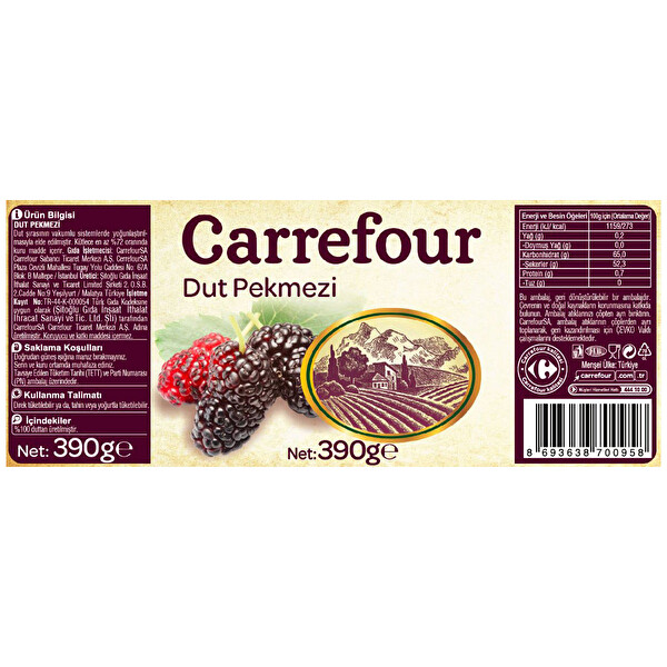 Carrefour Dut Pekmezi 390 g Carrefour Dut Pekmezi 390 g
