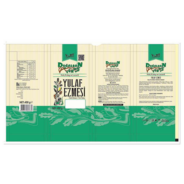 Doğalsan Yulaf Ezmesi 400 g Doğalsan Yulaf Ezmesi 400 g