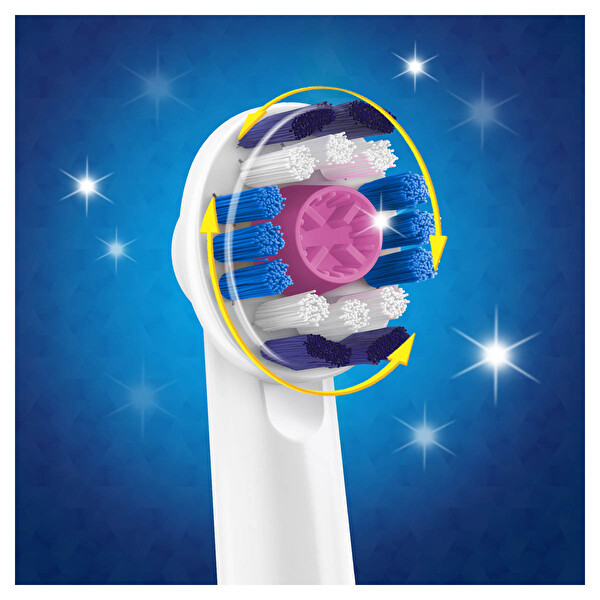 Oral-B Diş Fırçası Yedek Başlığı Pro White 2 adet Oral-B Diş Fırçası Yedek Başlığı Pro White 2 adet