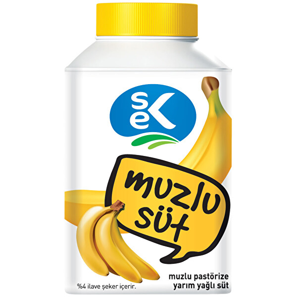 sek 200 ml muzlu pastorize sut