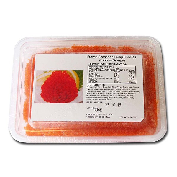 Tobiko 250 g Uçan Balık Yumurtası Tobiko 250 g Uçan Balık Yumurtası
